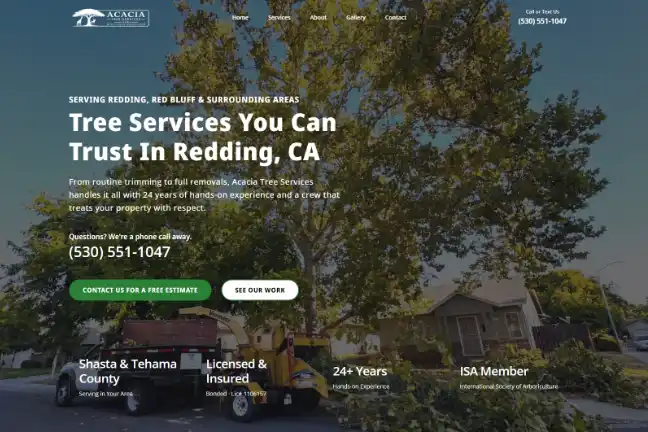 Acacia Tree Services LLC website