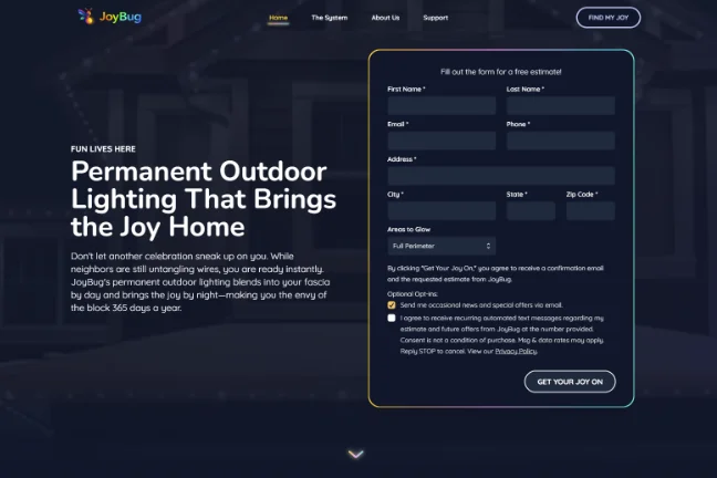 JoyBug website